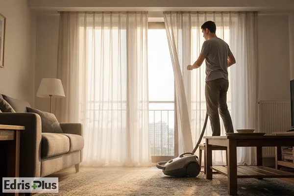 پرده توری با چی تمیز میشه؟