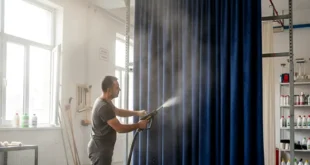 شستشوی پرده مخمل