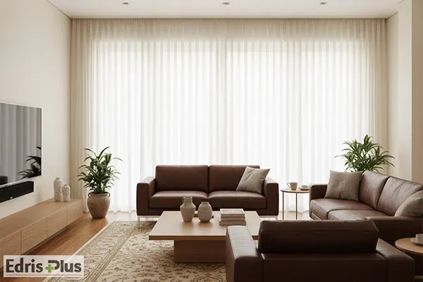 پرده حریر شیری