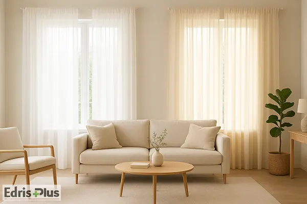 پرده حریر سفید یا شیری؛ کدام بهتر است؟