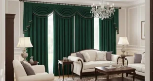 پرده با پارچه شانل