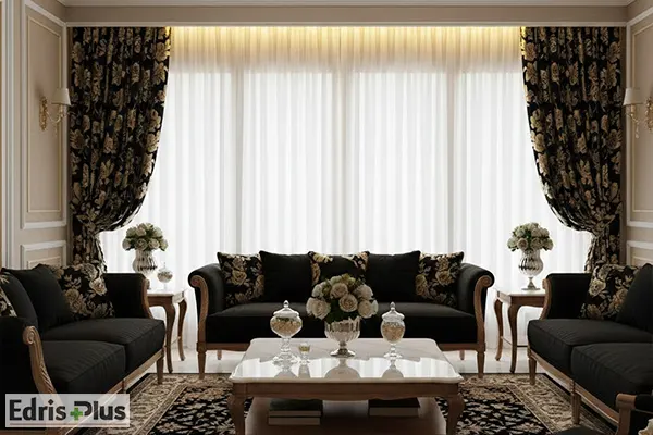 پرده پذیرایی جدید و شیک