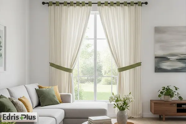 دوخت پرده بندینک دار