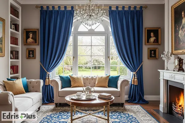 پرده پذیرایی ساده