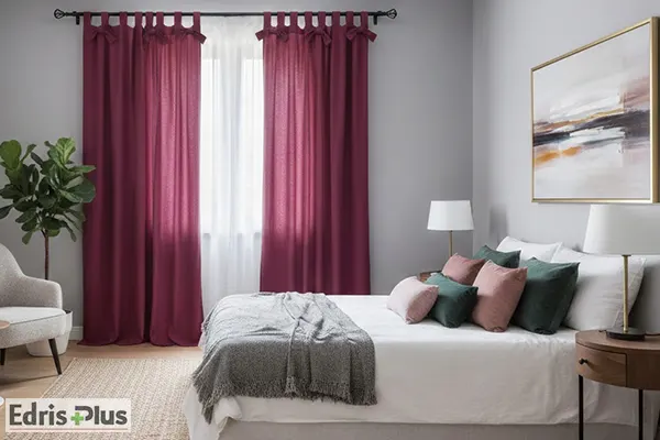 پرده اتاق خواب مدرن