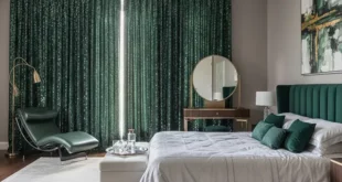 پرده با پارچه لمه