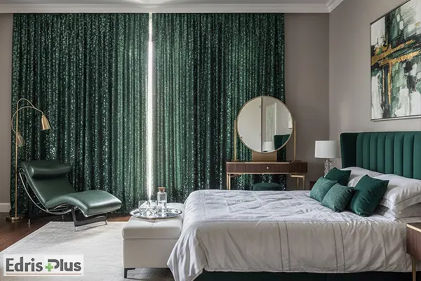 پرده با پارچه لمه