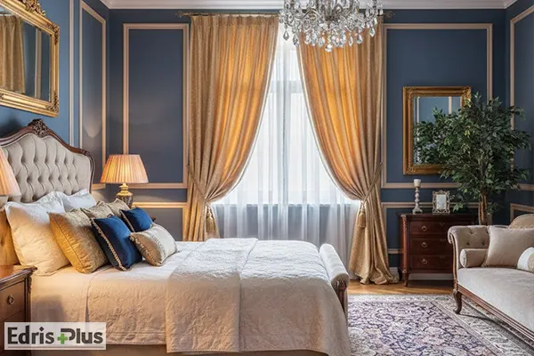 پرده اتاق خواب لمه