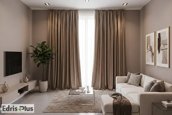 پرده پذیرایی لمه