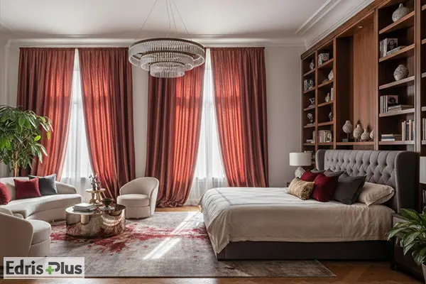 پرده لمه شاین دار