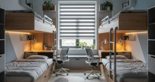 پرده برای خوابگاه