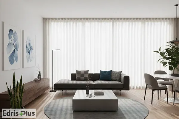 پرده ثابت مش