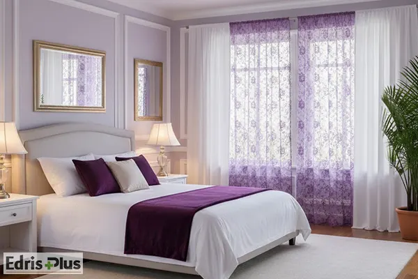 پرده با پارچه تور راشل