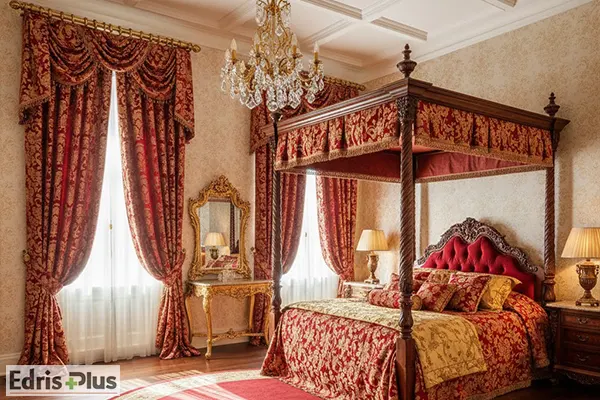 پرده اتاق خواب ژاکارد