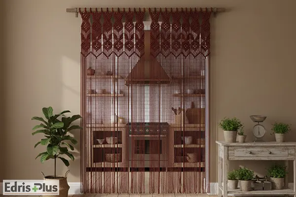 پرده با نخ رافیا