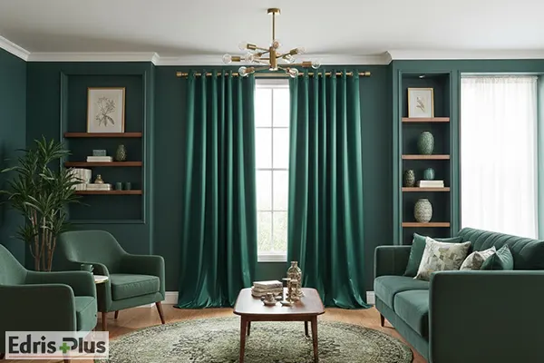 پرده با پارچه ساتن