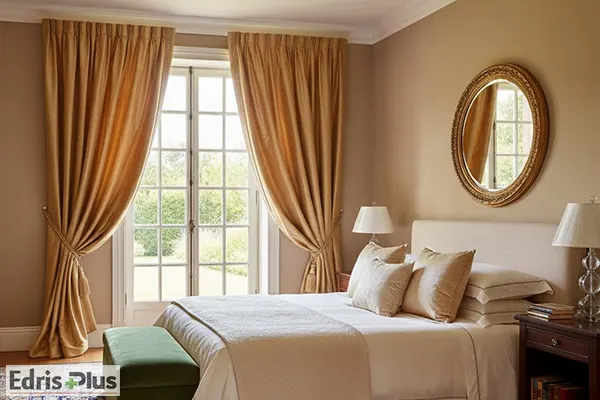 پرده ساتن اتاق خواب