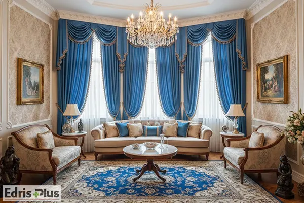 پرده ساتن پذیرایی