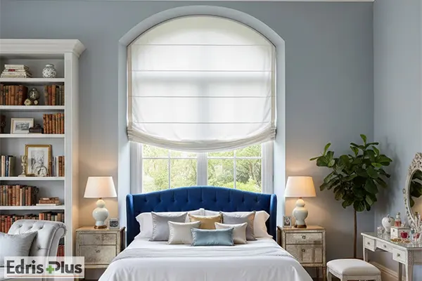 پرده ساتن سفید