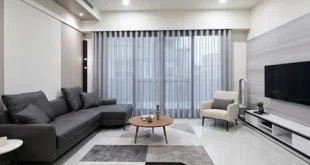 پرده پذیرایی مدل مینیمال اروپایی