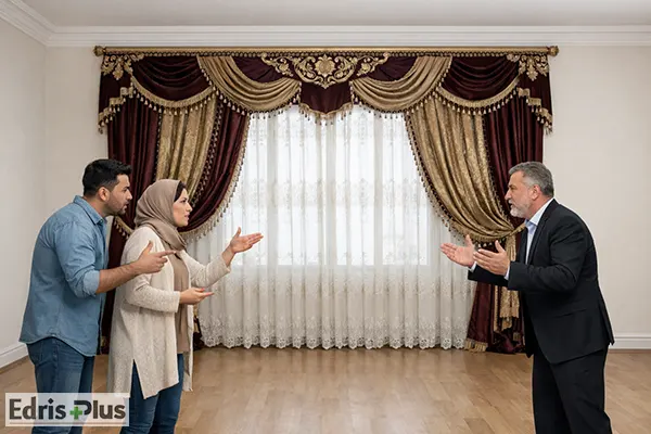 پرده با مالک است یا مستاجر؟