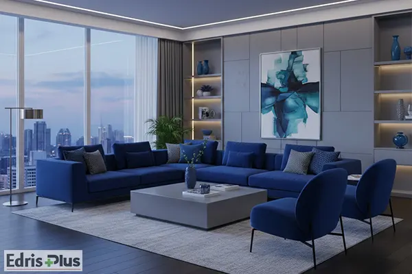 تم طوسی و آبی خانه