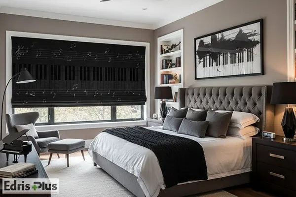 پرده رومن اتاق خواب