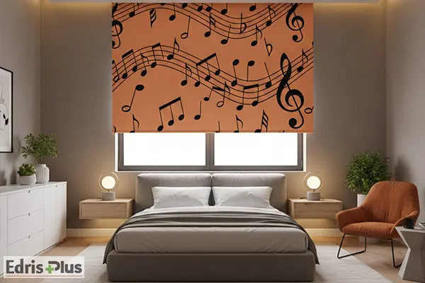 پرده شید رول اتاق خواب