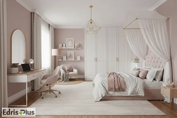 دکوراسیون اتاق خواب ساده و شیک