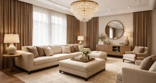 پرده قهوه ای با چه رنگی ست میشه؟