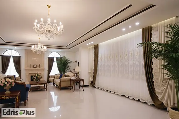 پرده پذیرایی کلاسیک پرده پذیرایی کلاسیک
