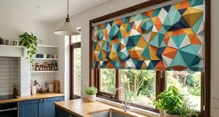10 مدل پرده با اشکال هندسی