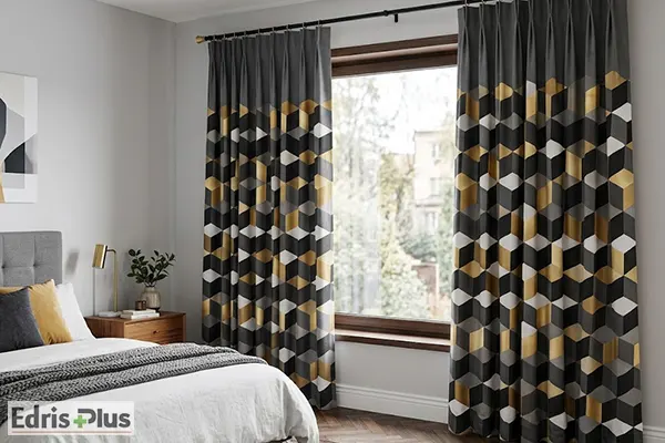 پرده سه بعدی هندسی پرده سه بعدی هندسی