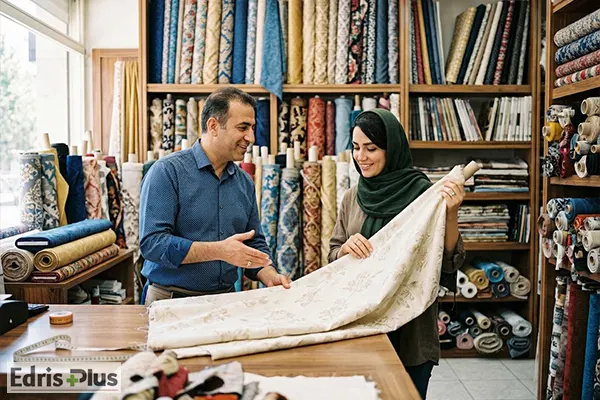 چقدر پارچه برای پرده لازم است؟