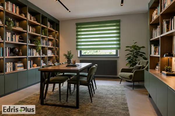 پرده برای کتابخانه پرده برای کتابخانه