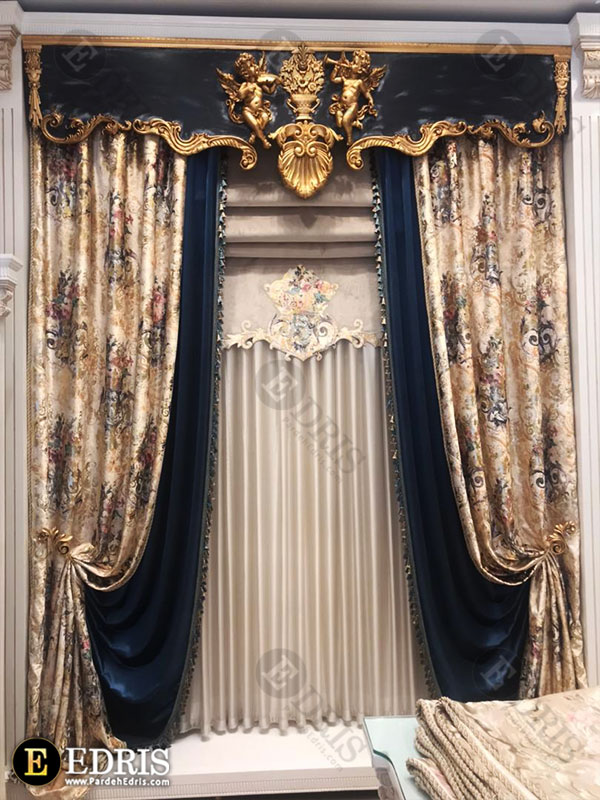 پرده طرح رومن