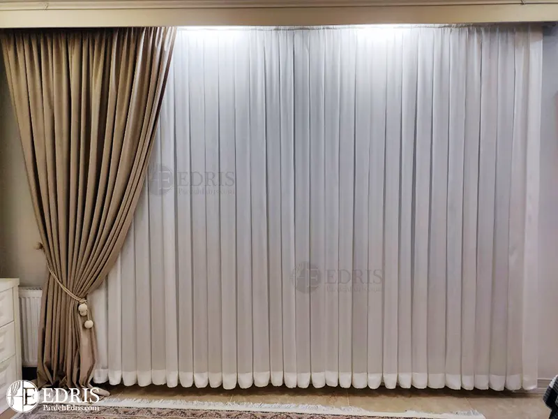 پرده پذیرایی رنگ بژ پرده پذیرایی رنگ بژ