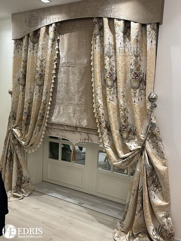 جدیدترین مدل پرده پذیرایی سلطنتی