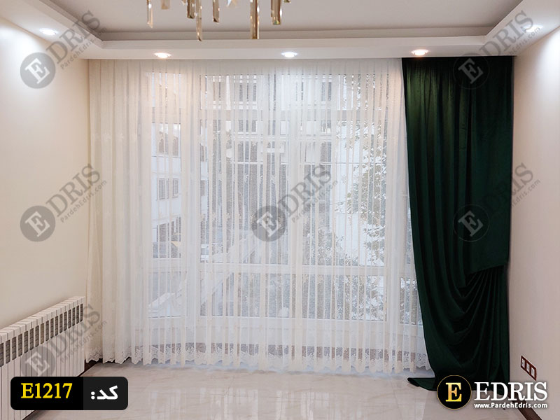 پرده حریر ساده