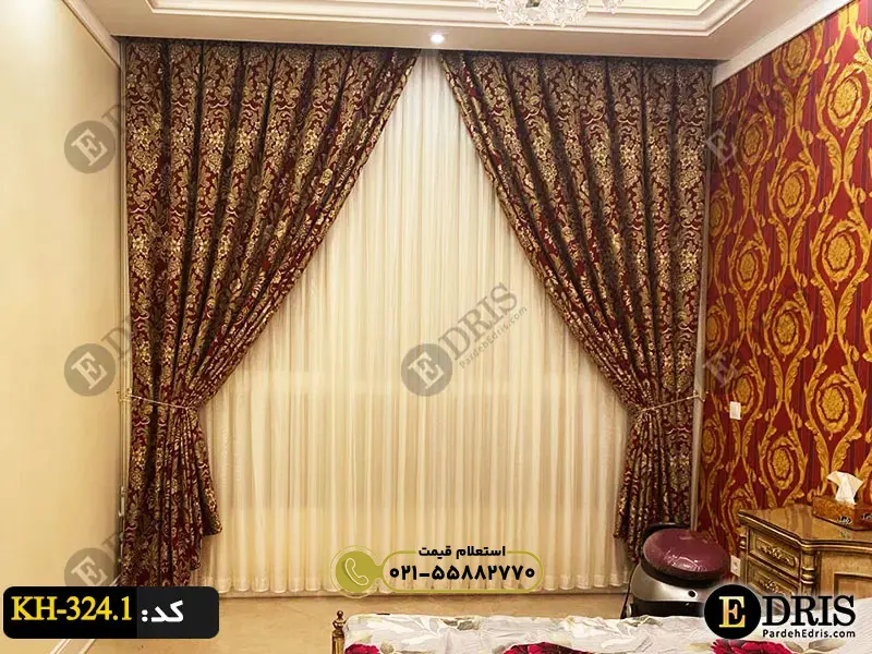 مدل پرده پوششی برای اتاق خواب