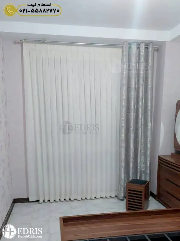 نمونه پرده مخمل دوخته شده توسط پرده ادریس