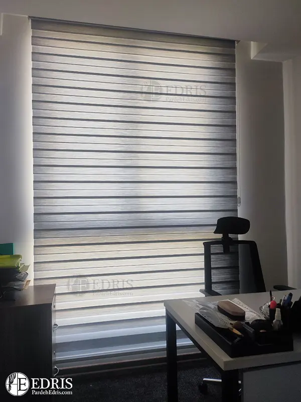 پرده زبرا ساده و شیک پرده زبرا ساده و شیک