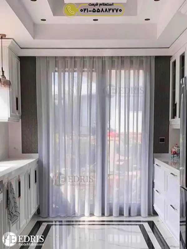 پرده آشپزخانه حریر