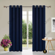 punch curtian Navy blue