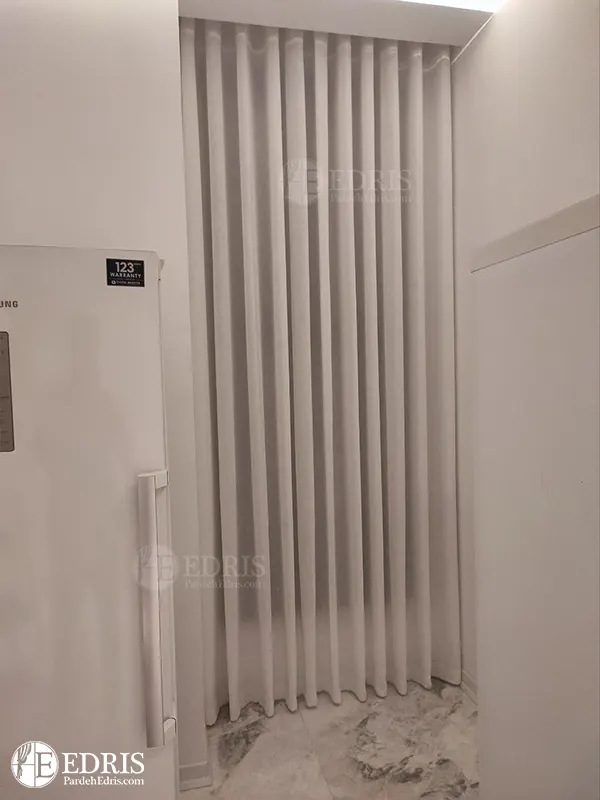 پرده مینیمال حریر ساده