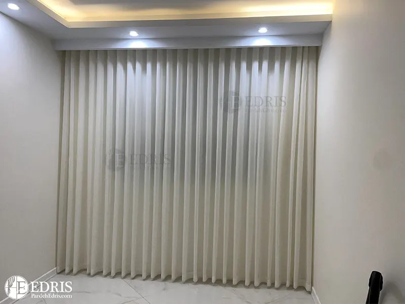 پرده مینیمال روپایی برای اتاق خواب