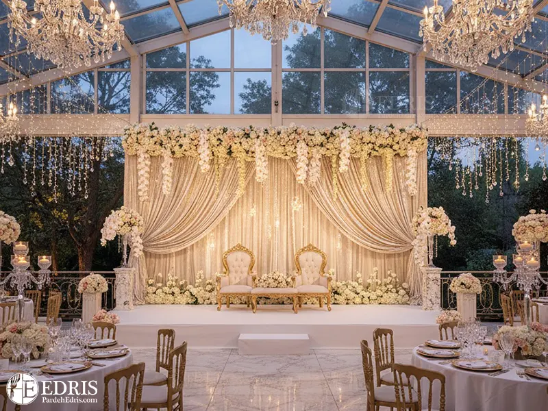 پرده تالار عروسی
