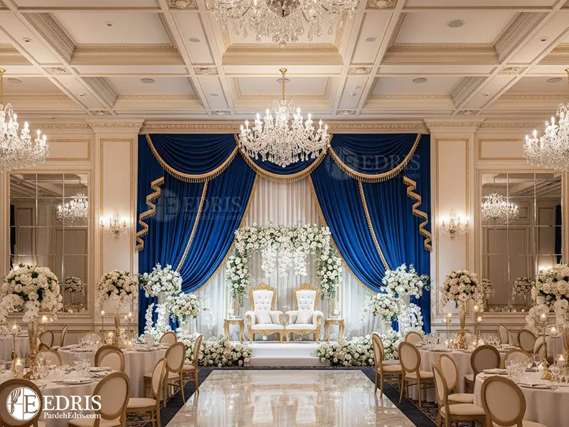 پرده جایگاه عروس و داماد